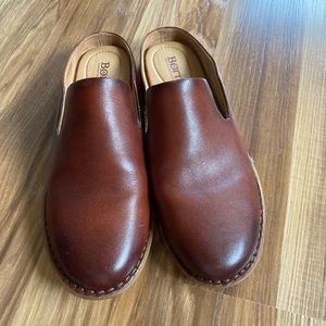 Born Maia leather mules